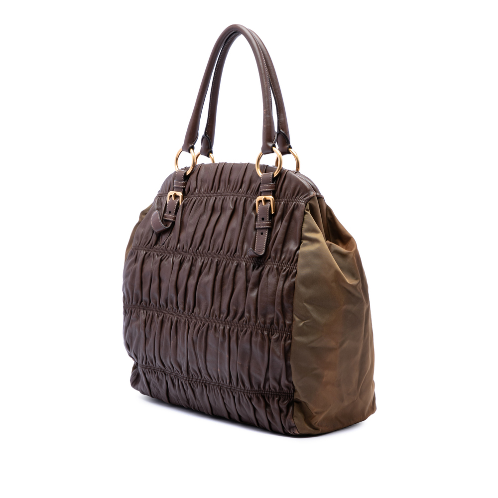 Pre-Loved Prada Nappa Gaufre and Tessuto Tote - Picture 2 of 6